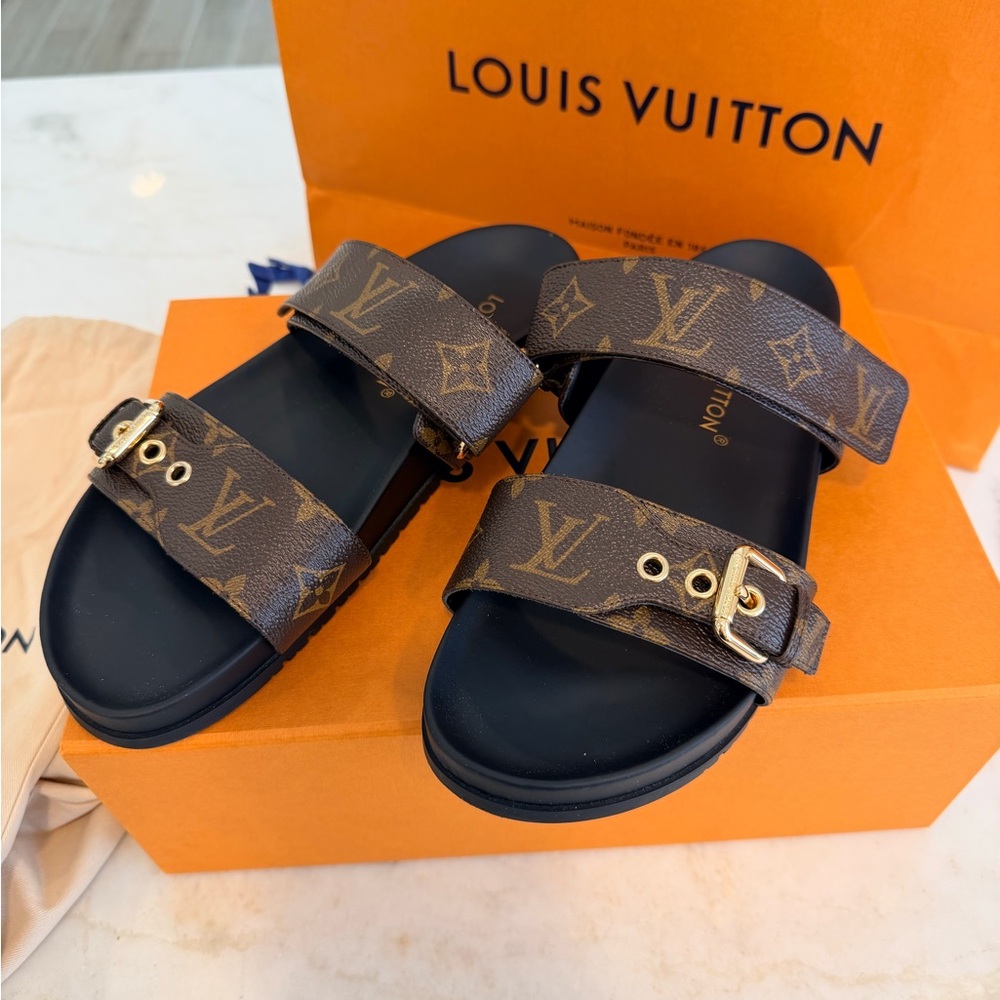 Louis Vuitton Bom Dia Flat Comfort Mule